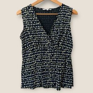 Cleo Sleeveless Polka Dot Top